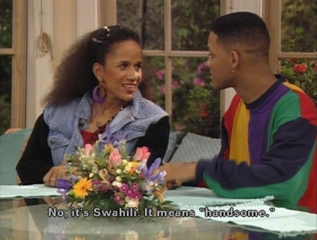 Peggy Blow and Will Smith in The Fresh Prince of Bel-Air